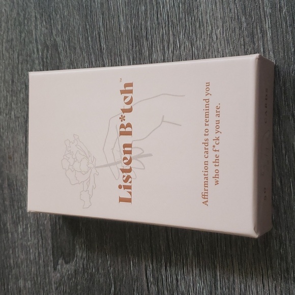 Listen B*itch affirmation cards - Picture 1 of 3